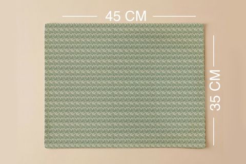 ZÜMRÜT BAHÇE PAMUKLU DÖRT ADET AMERİKAN SERVİSİ