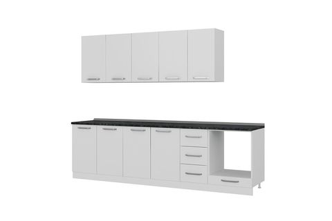 MİNAR RÜYA 280 CM MUTFAK DOLABI BEYAZ 280-B9