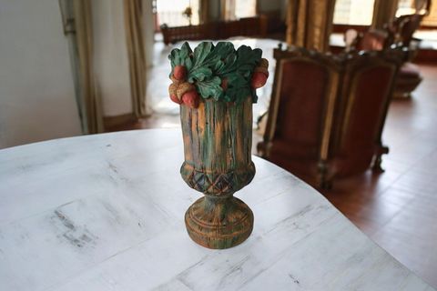 PALAMUT DETAYLI VAZO DEKORATİF OBJE