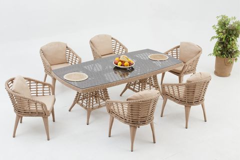 LİNDA BAHÇE YEMEK MASASI TAKIMI