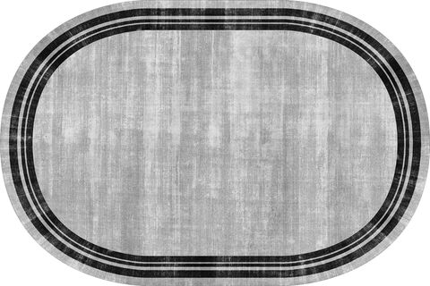 DİJİTAL BASKI, KAYMAZ TABAN İKİLİ BANYO PASPASI 100X60 + 60X50 CM  RVG5-HY967