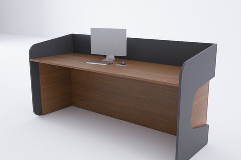 BANKO 1 120 CM CEVİZ ANTRASİT