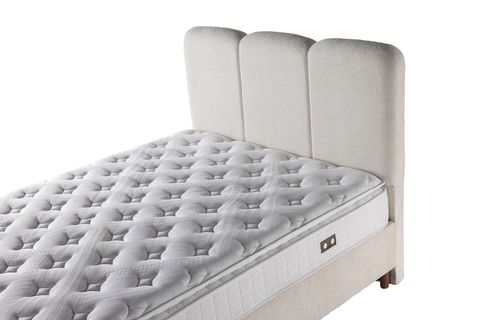 PARİS BAZA BAŞLIK VE YATAK SETİ, KREM, 150X200