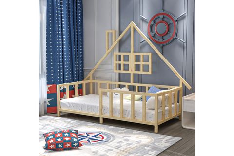 GİVAYO WOOD'S HOME MONTESSORİ KARYOLA, CEVİZ, 90X190