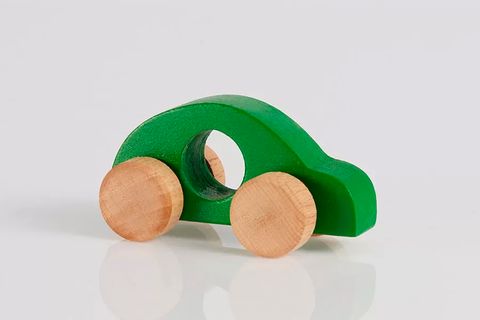 THE SOFT CONCEPT AHŞAP OYUNCAK VOSVOS ARABA, YEŞİL