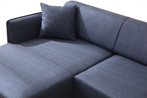 MİNİ BELLİSİMO KÖŞE KOLTUK, LACİVERT, SOL KÖŞE