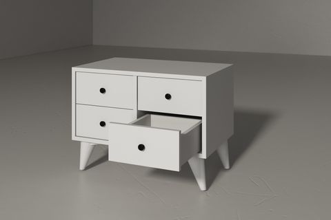 YUSUF KOMODİN, 4 ÇEKMECELİ AYAKLI, KMD-1067-Ç