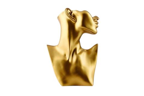 DEKORATİF KADIN BÜST TAKILIK GOLD