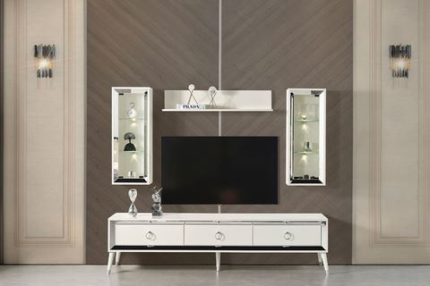 LOTUS TV ÜNİTESİ, SİLVER