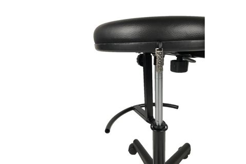 GOLDSİT MEGA YARIM ÇEMBERLİ SIRTLI TABURE 210 P, SİYAH DERİ