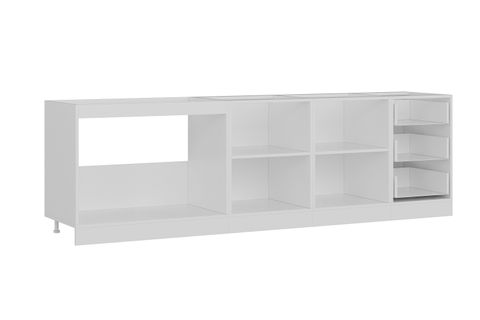 MİNAR 270 CM MUTFAK DOLABI BEYAZ DORE 270-D2-ALT MODÜL