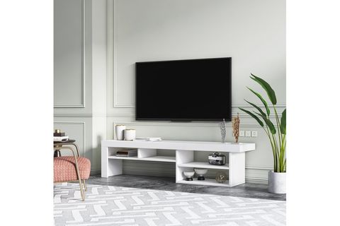 OCASSO REETA TV ÜNİTESİ, BEYAZ