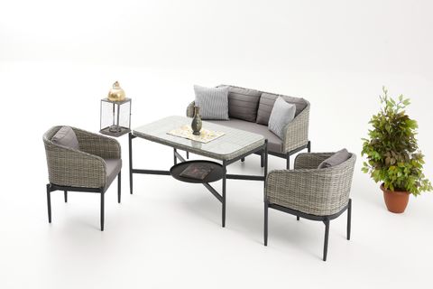DİOR İKİLİ RATTAN ÇAY SETİ OTURMA GRUBU