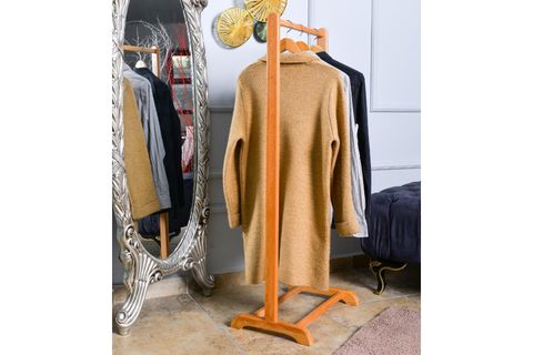 BYSAY AHŞAP KONFEKSİYON ASKILIK ELBİSE ASKILIĞI MEDİUM, NATUREL