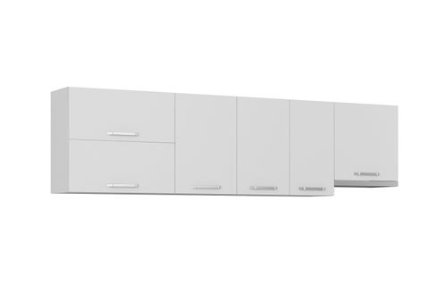 MİNAR 275 CM MUTFAK DOLABI BEYAZ 275-B4-ÜST MODÜL