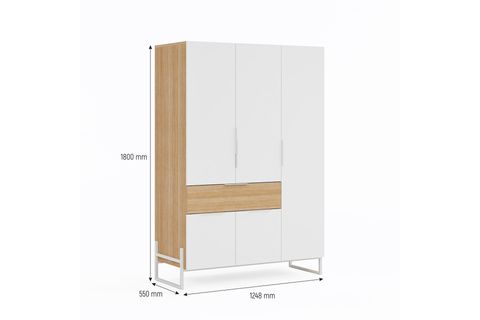 HEKLA GARDIROP, 5 KAPAKLI VE ÇEKMECELİ