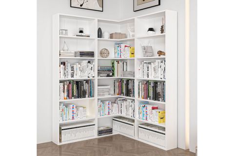 ADEL KÖŞE KİTAPLIK, BEYAZ, SET 5