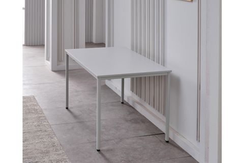 ARPELİA AYAKLI ÇALIŞMA MASASI, BEYAZ, 140 CM