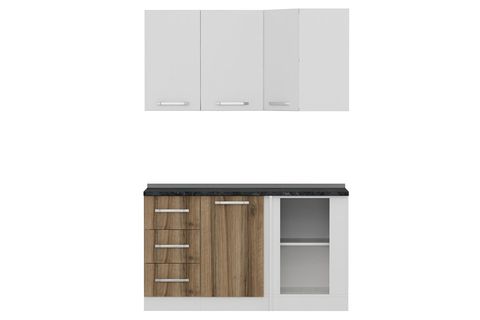 MİNAR 145CM KÖŞE MUTFAK DOLABI BEYAZ DORE K145D2