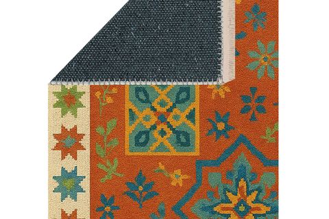 KİLİM UŞAK DESENLİ BASKILI DOKUMA TABAN HALI, 267 YNG, 60X120  CM