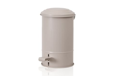 THE MİA STRİPE MUTFAK VE BANYO ÇÖP KOVASI, BEJ, 5 LT