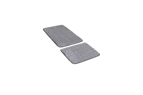 SEGURA PELUŞ KAYDIRMAZ TABAN İKİLİ BANYO PASPASI, GRİ, 60X100-50X60