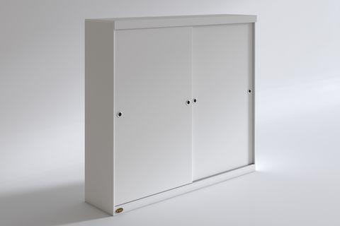 PAPATYA GARDIROP 200, SÜRGÜLÜ KAPAKLI KAPAKLI, BEYAZ