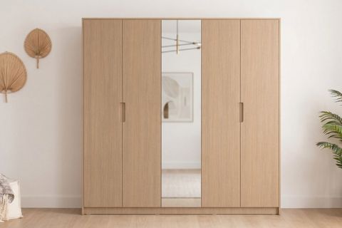 Aynalı Gardırop, 5 Kapaklı