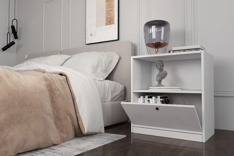 YUSUF KOMODİN, 1 DÜŞER KAPAKLI VE BAZA AYAKLI, KMD-1041-Ç