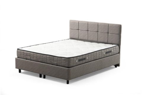 VİTALİA BAZA BAŞLIK YATAK SETİ, AÇIK GRİ 150X200