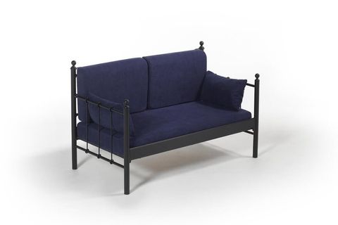 LALAS DK METAL SOFA SEDİR SİYAH 70X140CM