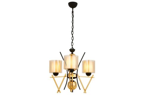 AVONNI AV 60289 3S KROM KAPLAMA MODERN AVİZE E27 METAL CAM 50 CM