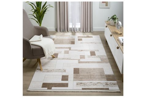 NOVA SERİSİ AKRİLİK DOKUMA MAKİNE HALISI, BEJ, A5999A, 160X400