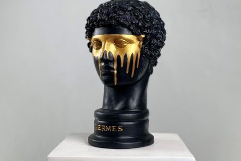 HERMES TREASURE POP ART DEKORATİF ROMA YUNAN HEYKELLERİ