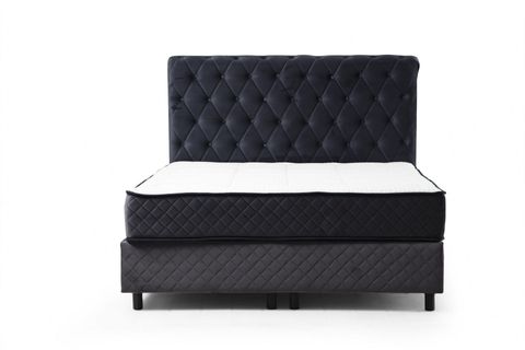 SONATA ANTRASİT TEK KİŞİLİK BAZA+BAŞLIK+YATAK, ANTRASİT, 90X190