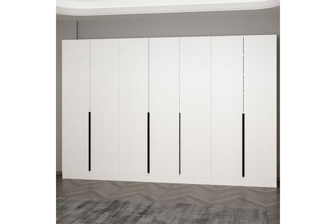 KALE 210 CM 7 KAPAKLI 5B RAF PORTMANTO, BYZ MBR ÇİZGİLİ BYZ