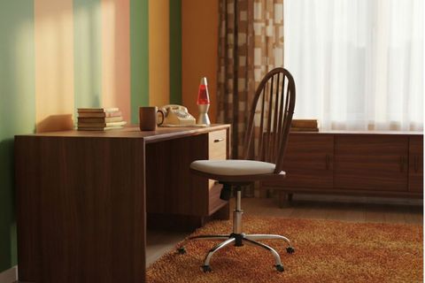 LAURA AHŞAP OFİS ÇALIŞMA SANDALYESİ, CEVİZ