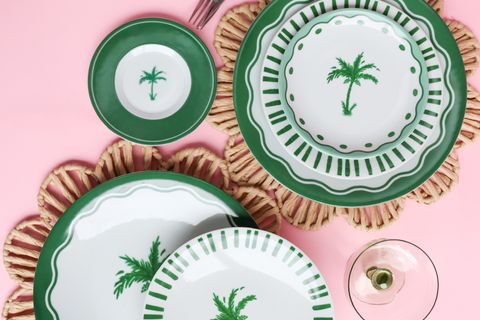 FERN&CO. X ANTHROPOLOGIE THE PALM COLLECTION YEMEK TAKIMI, 24 PARÇA
