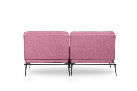 FUTON MARTİN ÜÇLÜ KANEPE, PEMBE