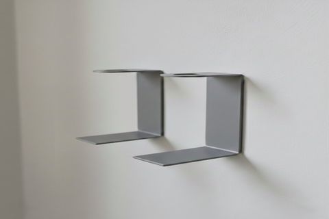 İKİLİ GALVANİZ METAL SIVI SABUNLUK ASKISI, CAM GRİ, 5125 CM