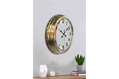 METAL GOLD STANDART DUVAR SAATİ 40 CM