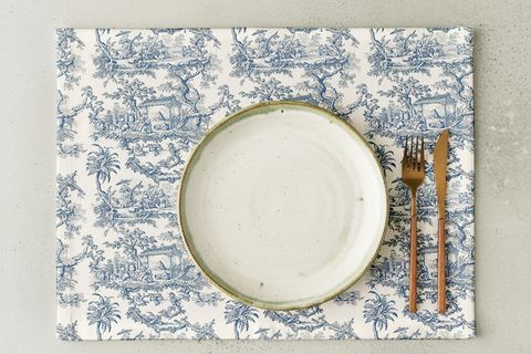 ZARİF PANOROMA PAMUKLU DÖRT ADET AMERİKAN SERVİSİ