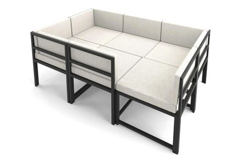GARDEN 6 KİŞİLİK BALKON BAHÇE MUTFAK KÖŞE TAKIMI, BEJ