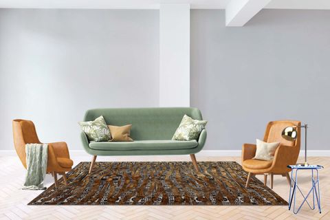 AİDA HOME BROWN VİNTAGE SALON HALISI, 80X150