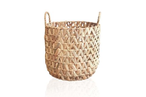 HASIR İRİ ÖRGÜLÜ SEPET NATUREL 36X39 CM