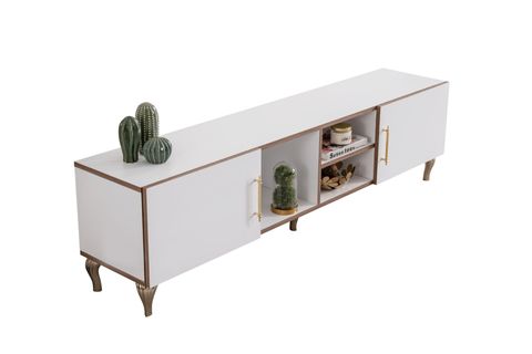 BLESK TV ÜNİTESİ, BEYAZ, 180 CM TV