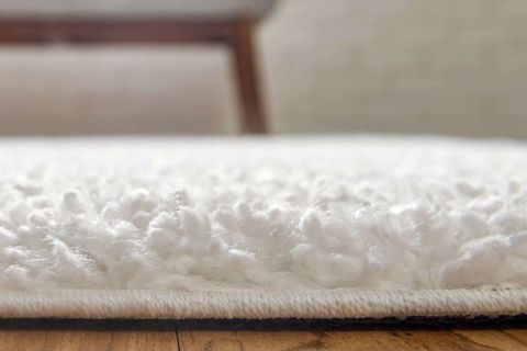 FELİS HALI YUVARLAK KREM DÜZ RENK POST DOKUMA HALI 90X90