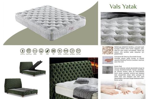 VALS BAZA BAŞLIK YATAK SETİ 140X190