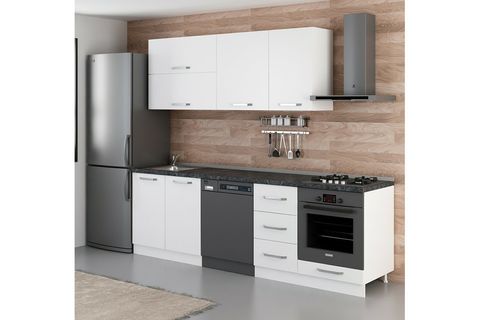 MİNAR 255 CM MUTFAK DOLABI BEYAZ 255 B14