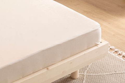 LUNA SİMPLY COLORS LASTİKLİ ÇARŞAF, PUDRA, TEK KİŞİLİK